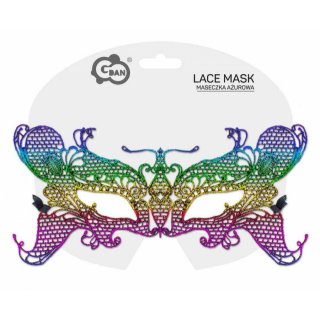 Škraboška Rainbow Butterfly, motýl, duhová barva (zn. Godan)