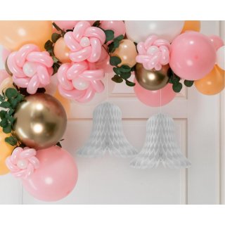 Závěsná dekorace Zvonek, stříbrná barva, velikost 20cm (zn. Godan)