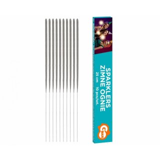 Prskavky 25cm, set 10ks (zn. Godan)