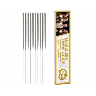 Prskavky 16 cm, studené prskání, set 10ks (zn. Godan)