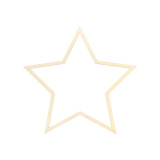 Dřevěné ozdobné hvězdy na zavěšení, mix 3ks (zn. PartyDeco)