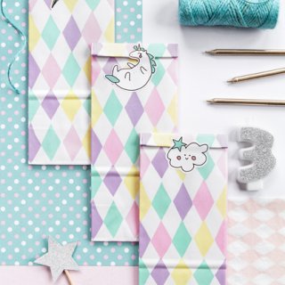 Dortové zápichy / na muffiny - HVĚZDIČKY, stříbrná barva s glitrovým efektem, rozměr 11.5cm (zn. PartyDeco)