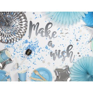 Dortové zápichy / na muffiny - HVĚZDIČKY, stříbrná barva s glitrovým efektem, rozměr 11.5cm (zn. PartyDeco)