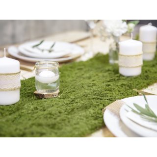 Matná plovoucí svíčka, bílá, průměr 5cm