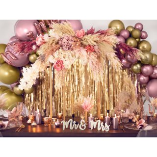 Svíčka VÁLEC, rosegold metalická barva, výška 12x6cm (zn. PartyDeco)