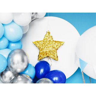Piňata - Hvězda, zlatá barva, rozměr 44.5x42.5x9cm (zn. PartyDeco)