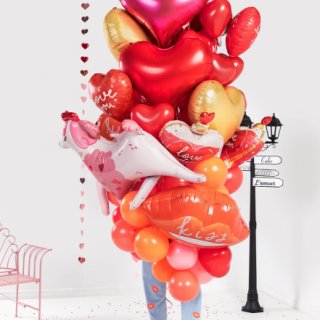 Posypové konfety SRDCE / SRDÍČKA, papírové, 1.6x1.6cm, červená barv - 15g (zn. PartyDeco)