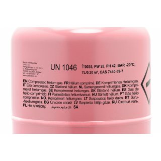 BOMBA s heliem - na 30 balónků - jednorázová, růžová barva (zn. PartyDeco)