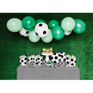 Papírové kelímky FOTBAL / fotbalové, mix, objem 260ml - set 6ks (zn. PartyDeco)