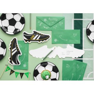 Fotbalové pozvánky na oslavu - KOPAČKA - set 6ks (zn. PartyDeco)