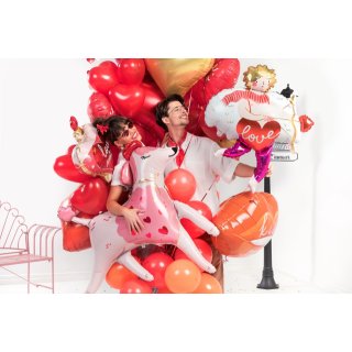 Fóliový balónek LÁSKA - římský bůh CUPID s amorovým šípem, rozměr 82x99cm (zn. PartyDeco)