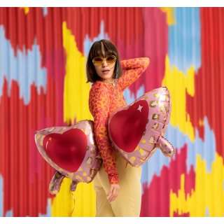 Fóliový balónek BRÝLE LÁSKY, rozměr 115x52cm (zn. PartyDeco)