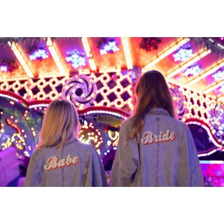 Nažehlovačka Bride / Nevěsta, mix, rozměr 22x8cm (zn. PartyDeco)