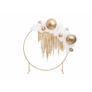 JUMBO kulatý lesklý balónek (Glossy), velikost 60cm, zlatá barva (zn. PartyDeco)