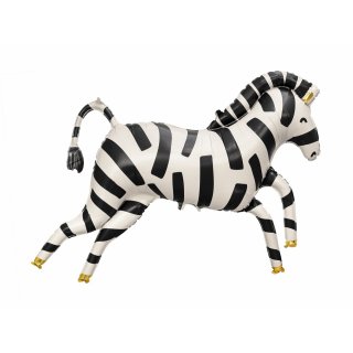 Fóliový balónek velká ZEBRA, rozměr 115x85cm (zn. PartyDeco)