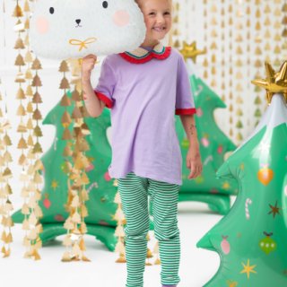 Stojící fóliový balónek Vánoční stromeček, rozměr 78x94cm (zn. PartyDeco)