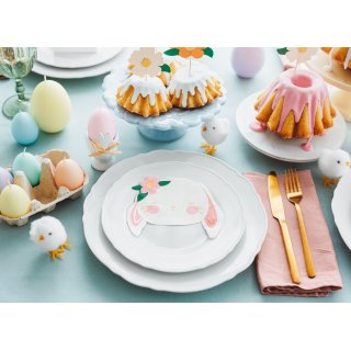 Ubrousky tvarované KRÁLÍK, rozměr 14.5x12cm - set 20ks (zn. PartyDeco)