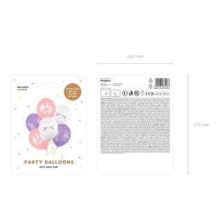 Latexový balónek Jednorožec, mix 6 designů - 1ks (zn. StrongBalloons)