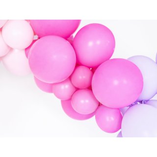 Latexový balónek, pastelový, fuchsiový / růžový, velikost 30cm (zn. StrongBalloons)