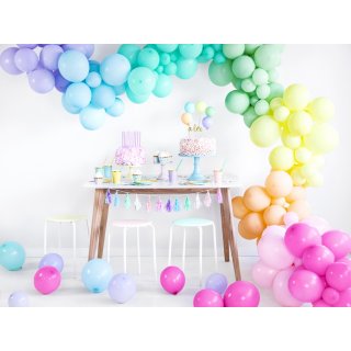 Latexový balónek, bledě modrý / light blue, velikost 30cm (zn. StrongBalloons)