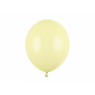 Latexový balónek, světle žlutý, velikost 23cm (zn. StrongBalloons)