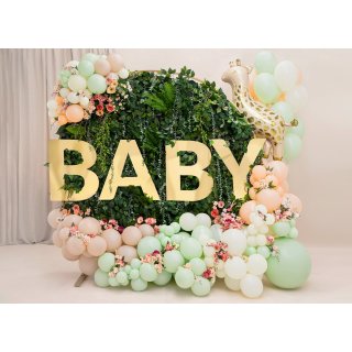 Latexový balónek, pastelový, pistáciový / pistachio, velikost 30cm (zn. StrongBalloons)