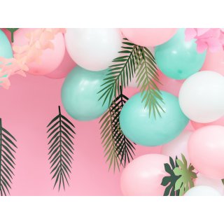 Latexový balónek, pastelový, čistě bílá barva, velikost 23cm (zn. StrongBalloons)