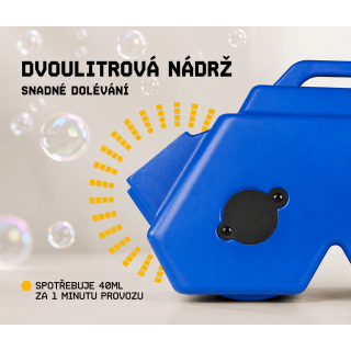 Výrobník bublin dvojitý BeamZ B1500