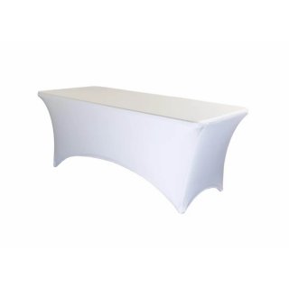 Elastický potah STANDARD na skládací stůl 183x76 cm, bílý