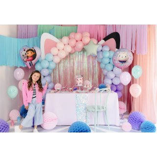 Fóliový balónek Gábinin Kouzelný Domek SRDCE, velikost 35cm (zn. PartyDeco)