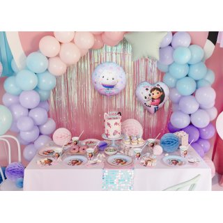 Fóliový balónek Gábinin Kouzelný Domek SRDCE, velikost 35cm (zn. PartyDeco)
