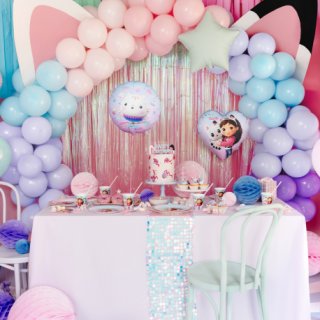 Fóliový balónek Gábinin Kouzelný Domek SRDCE, velikost 35cm (zn. PartyDeco)