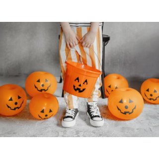 Dýňový halloweenský KYBLÍK, rozměr 20.5x15cm (zn. PartyDeco)