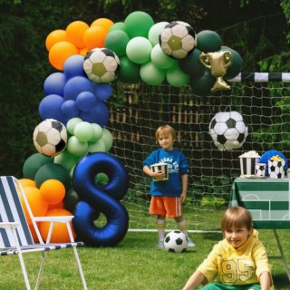 Latexový balónek, pastelový, oranžová barva, velikost 43cm (zn. StrongBalloons)