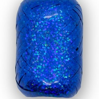 Klubko - balicí stuha, rozměr 5mm × 20m, modrá holografická barva (zn. Flexio)