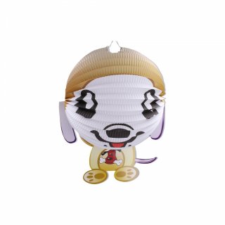 Lampion KOULE, velikost 25cm - s tělem Kočka/Pes (zn. WIKY)