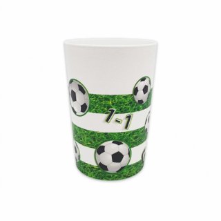 Udržitelný znovupoužitelný kelímek FOTBAL, objem 230ml - set 2ks (zn. Procos)