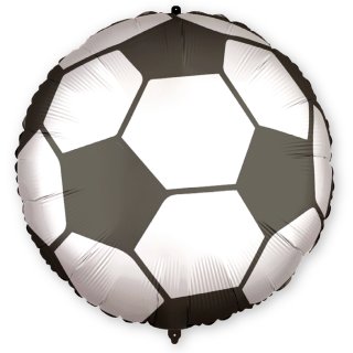 Fóliový balónek FOTBALOVÝ MÍČ kruh se závažím, velikost 46cm (zn. Procos)