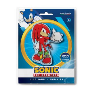 Fóliový balónek Sonic Knuckles, červený, velikost 66cm (zn. GRABO)