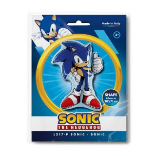 Fóliový balónek SONIC, modrý, velikost 71cm (zn. GRABO)