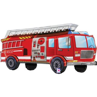 Fóliový balónek HASIČSKÝ VŮZ, velikost 86cm (zn. GRABO)