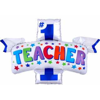Fóliový balónek #1 Teacher 96 × 66 cm