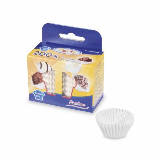 Cukrářský košíček (PAP) základní bílý, rozměr 25 × 18mm - set 200ks (zn. WIMEX)