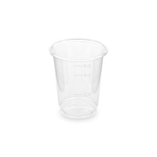 PET kelímky / panáčky, čiré, 48mm - 2 cl/4 cl/5cl - set 40ks (zn. WIMEX)