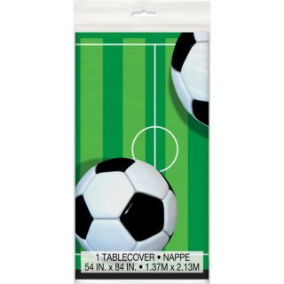 Plastový ubrus FOTBAL 3D, rozměr 137×213cm (zn. UNIQUE)
