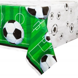 Plastový ubrus FOTBAL 3D, rozměr 137×213cm (zn. UNIQUE)