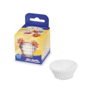 Cukrářský košíček (PAP) základní bílý, rozměr 35 × 20mm - set 100ks (zn. WIMEX)