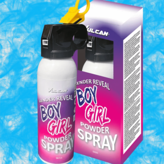 PRÁŠEK ve spreji na GENDER REVEAL / odhalení pohlaví - růžový (zn. TARRA)