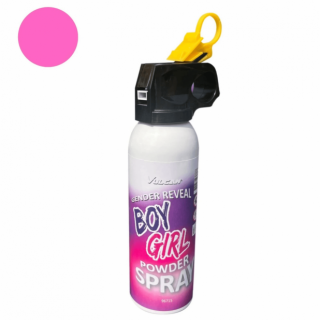 PRÁŠEK ve spreji na GENDER REVEAL / odhalení pohlaví - růžový (zn. TARRA)