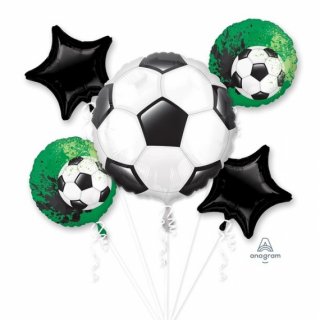 Balónkový BUKET FOTBAL - set 5ks fóliových balónků (zn. Anagram)